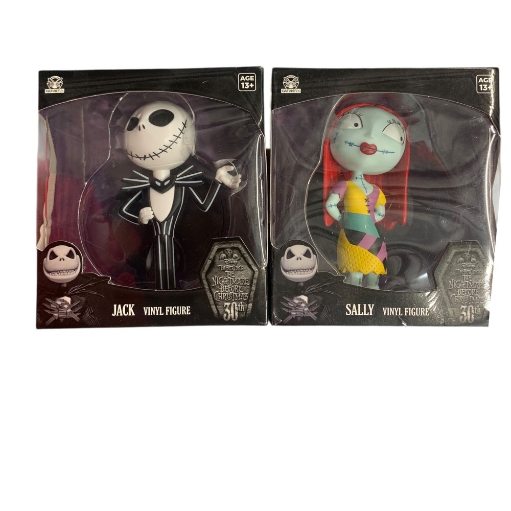 Disney The Nightmare Before Christmas Jack Y Sally Vinyl Figure Culturefly